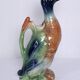 Vintage green-headed duck ceramic jug