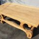 Medieval solid oak coffee table