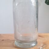 Bouteille ancienne en verre soufflé