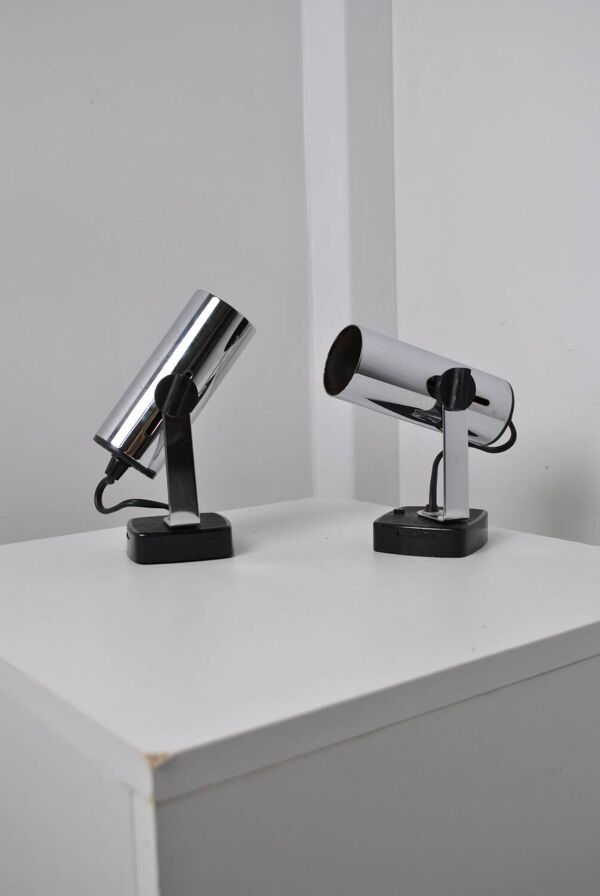 Paire d’applique Targetti 1970