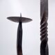 Vintage 5-arm wrought iron candle holder - 1970s
