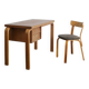 Early Vintage Finnish Mid Century Alvar Aalto Wooden Desk & Chair, 1940s