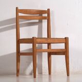 Chaise en bois et rotin, c.1920