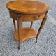 Louis XV style bedside table in cherry wood marquetry