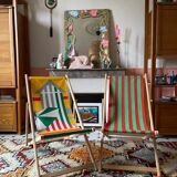Duo of 60s lounge chairs