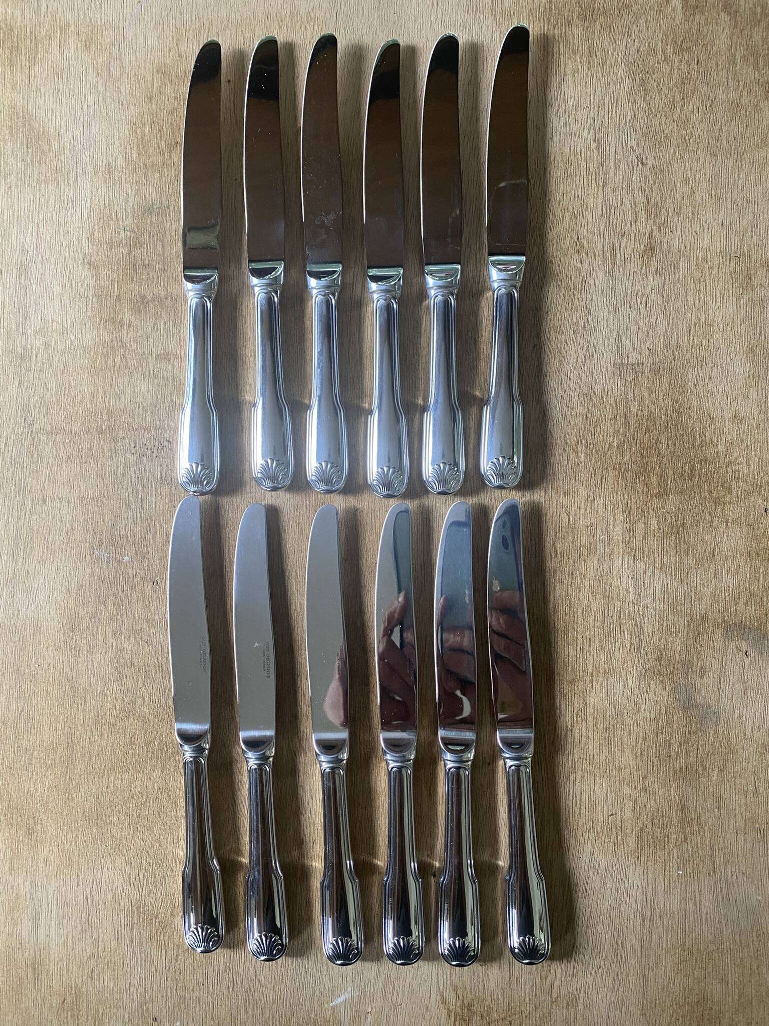 Couteaux inox Guy Degrennes