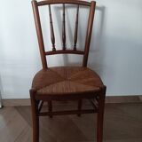 Set of 5 faux bamboo style chairs