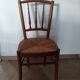 Lot de 5 chaises style faux bambou