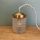 Vintage glass globe portable lamp or table lamp