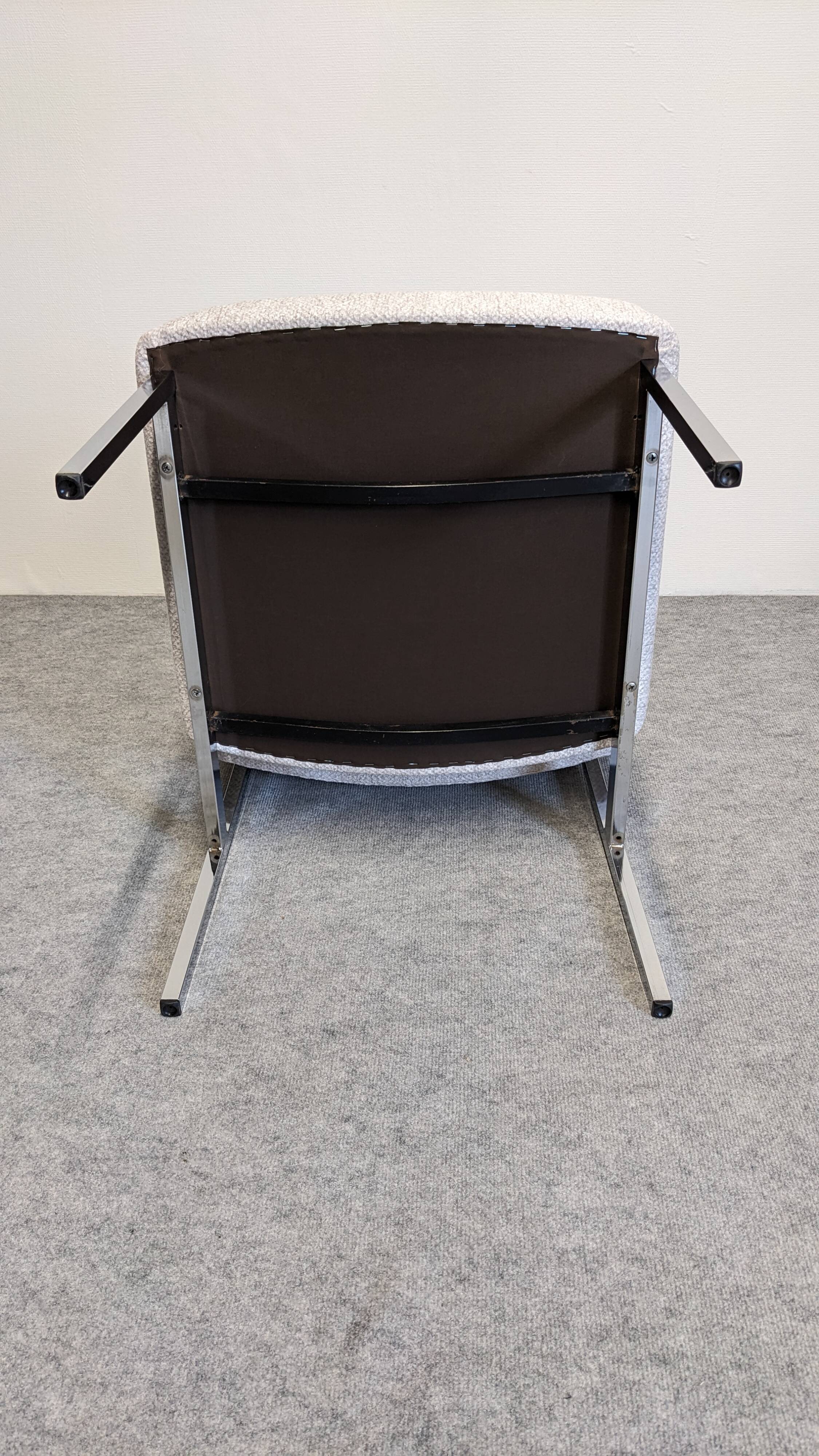Pair of modernist armchairs circa 1970