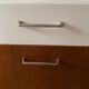 Wooden bedside table and nude