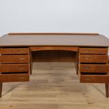 Teak Desk by Svend Åge Madsen for H.P. Hansen, 1960s
