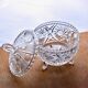 Large antique Belle Époque crystal candy dish