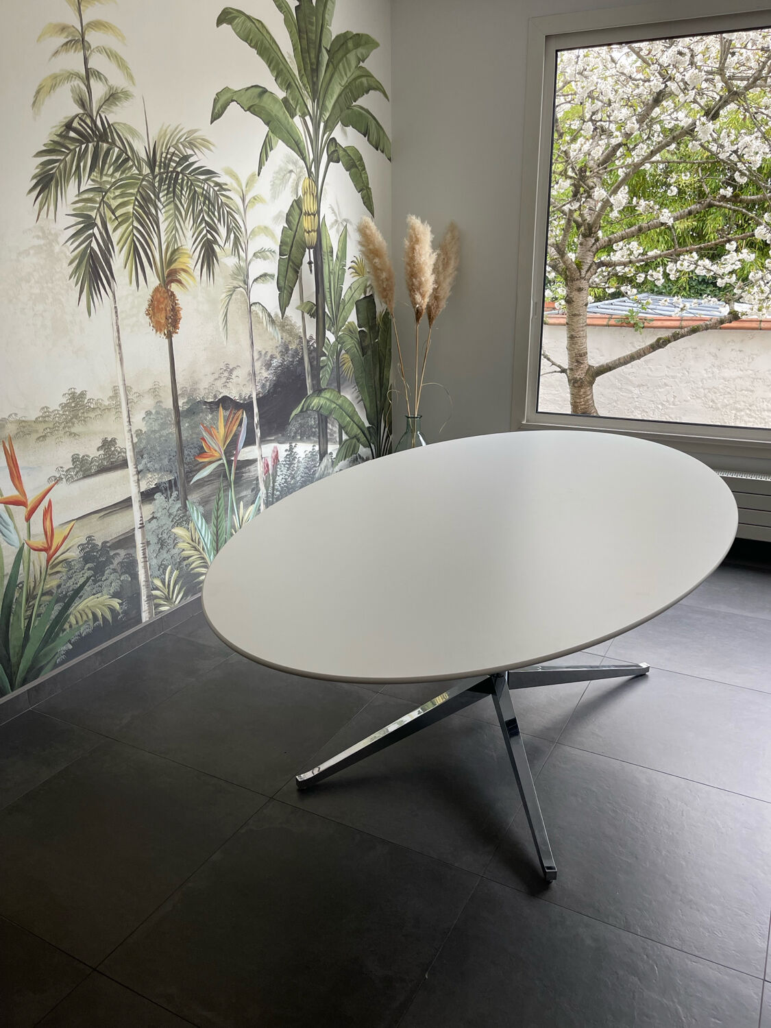 Knoll oval table 198cm