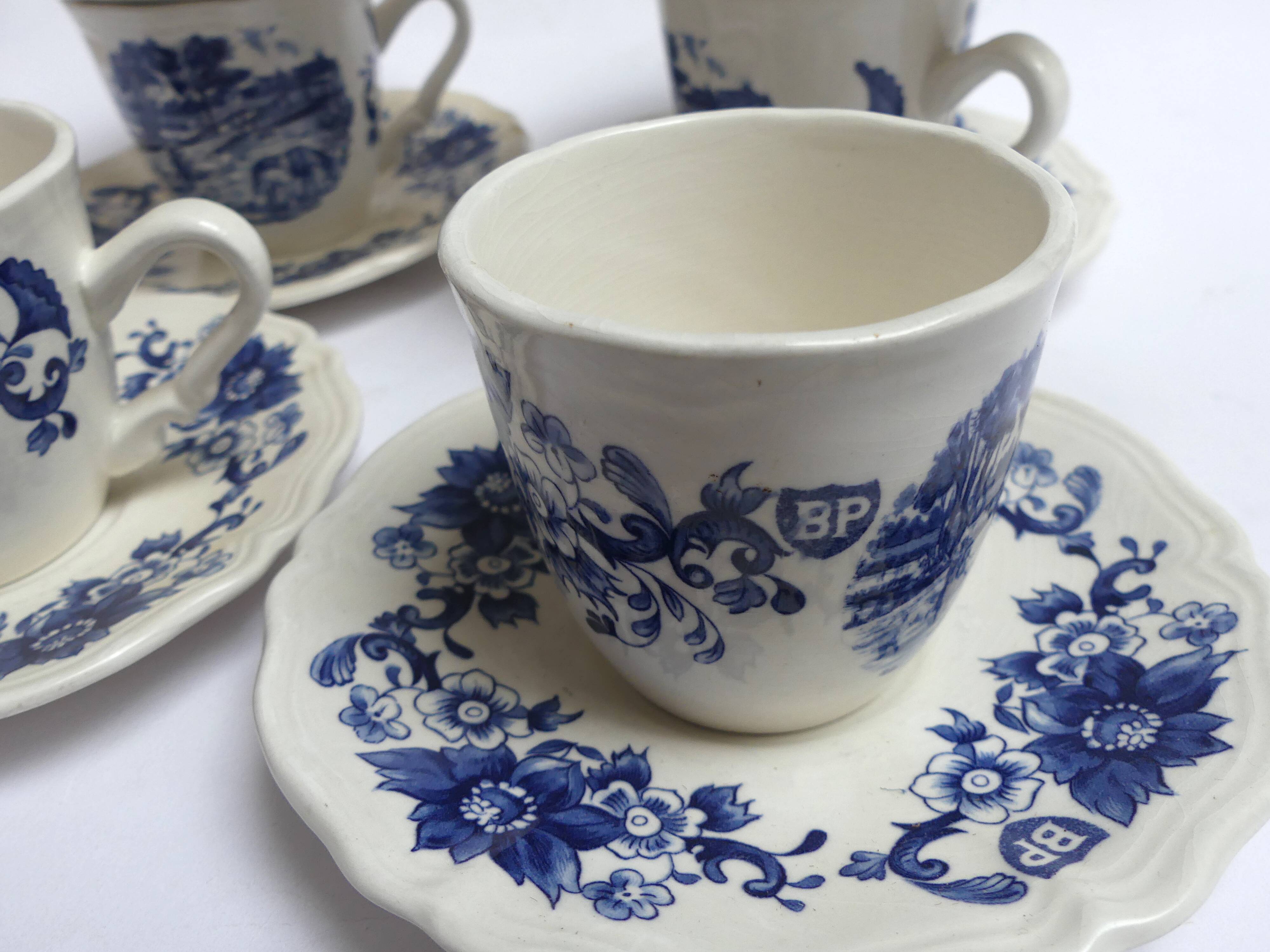 6 coffee cups Sarreguemines BP