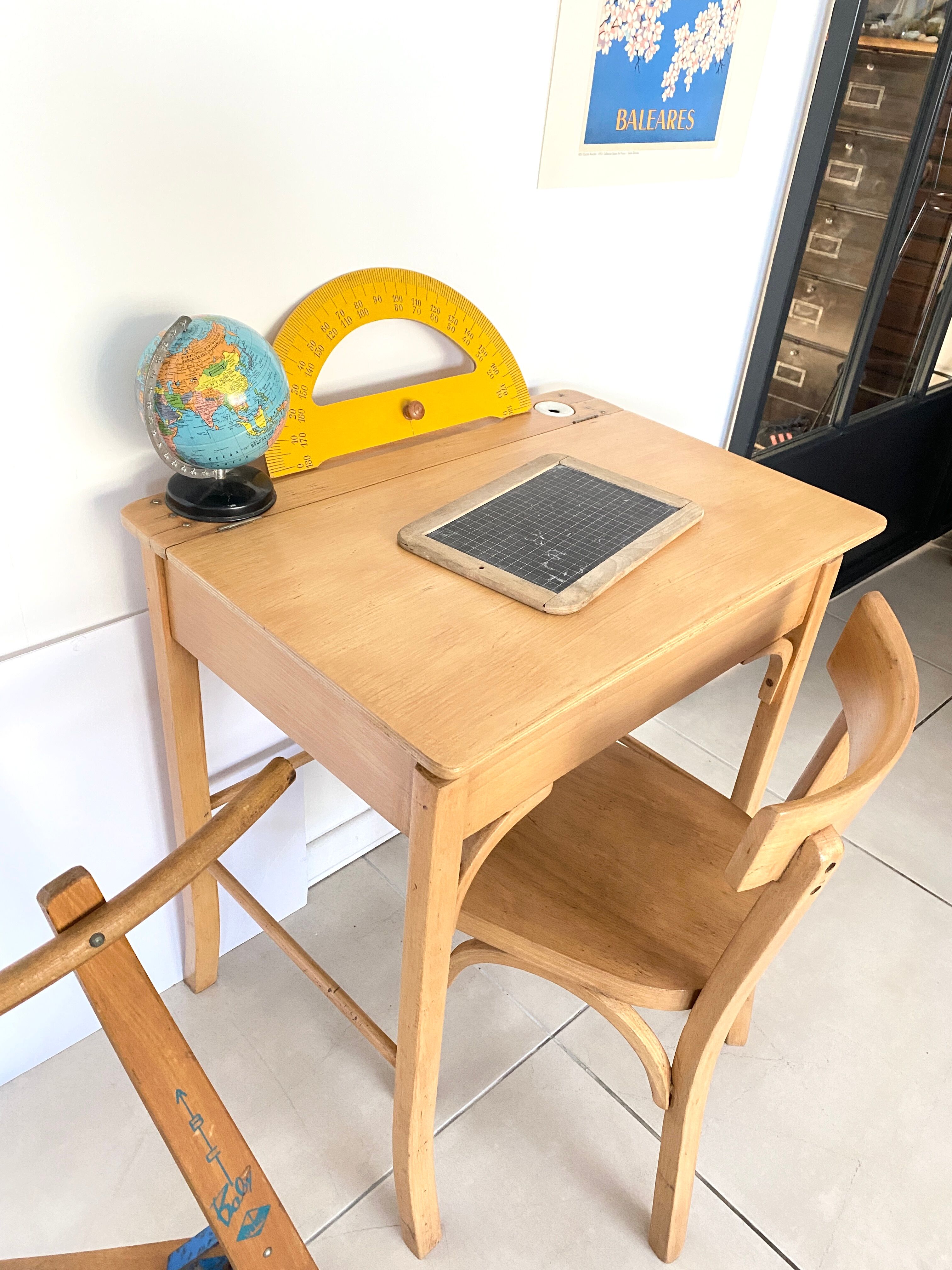 Baumann desk and children's chair set