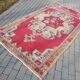 Vintage Turkish handmade rug 143x273 cm