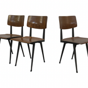 Vintage Marko Holland school chair minimalist 60