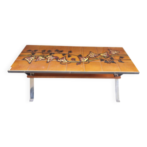 Table basse carreaux