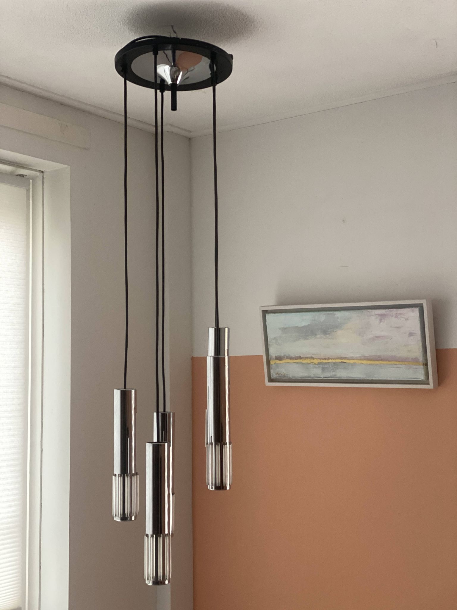 Vintage suspension cascade by Schmal & Schulz