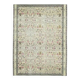 1970s Vintage Turkish Oushak Handmade Wool Cotton Cream Area Rug 165x206