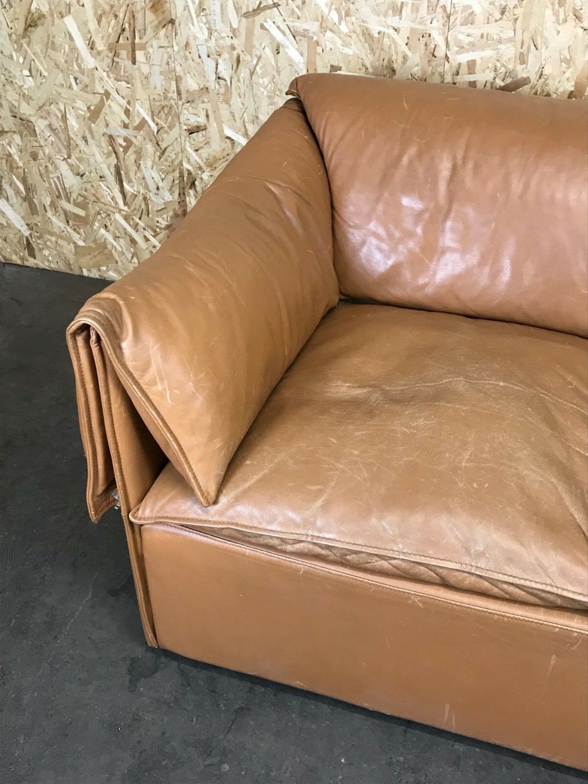 Sofa 2 seater leather sofa niels bendtsen lotus for n. eilersen danish design