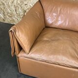 Sofa 2 seater leather sofa niels bendtsen lotus for n. eilersen danish design