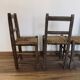 Ensemble de 6 chaises paillées