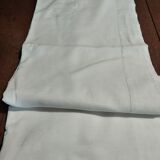 Drap ancien lin monogramme GC 220 X 320 cm