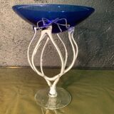 Murano, stretched glass standing cut. 1960