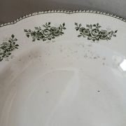 9 assiettes creuses Terre de fer Badonviller