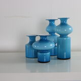 Set of Holmegaard vases