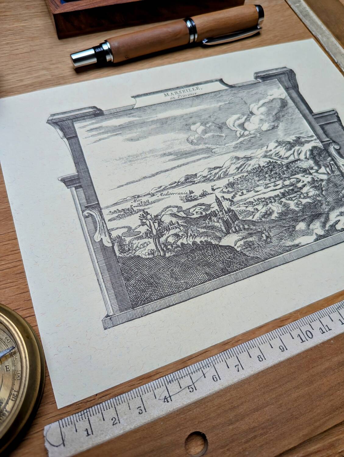 Printed in 1970, Marseille, Bouches-du-Rhône. Original vintage.