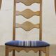 Chaises de salle à manger en chêne brutaliste danois des années 1960 dans le style de Kjærnulf