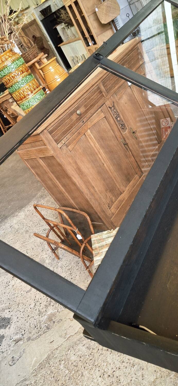 Antique display cabinet on legs