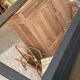 Antique display cabinet on legs