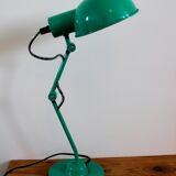 Lampe vintage bureau vert Mathias