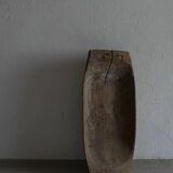 Small rustic carved wooden bowl
