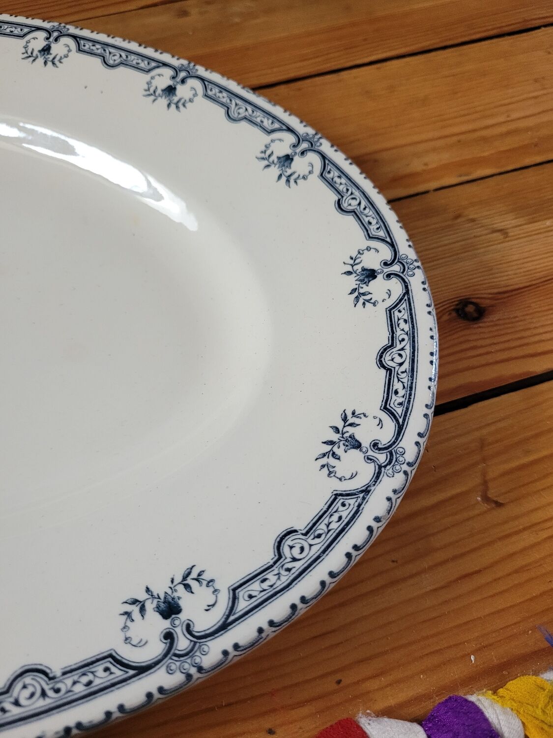 Long dish Terre de fer Parmentier de Salins