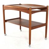 Poul Hundevad trolley with removable tray - danish design