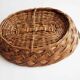 Old rattan basket basket