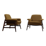Mid century armchairs Gianfranco Frattini style 1950s