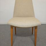 Pair of cocktail chairs in beech, Eastern Europe circa 1960.