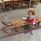 Taineau ancien luge alsace décoration noel davos 1950