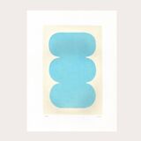 Duo of 40x30cm Twist and Asti paintings by Eawy