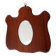 Small vintage free-form beveled mirror from the 60s