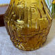 Amber glass pitcher 70s