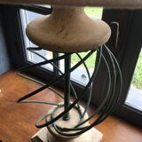 Lampe pierre et métal