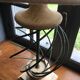 Stone and metal lamp