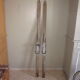 Paire de ski ancien en bois